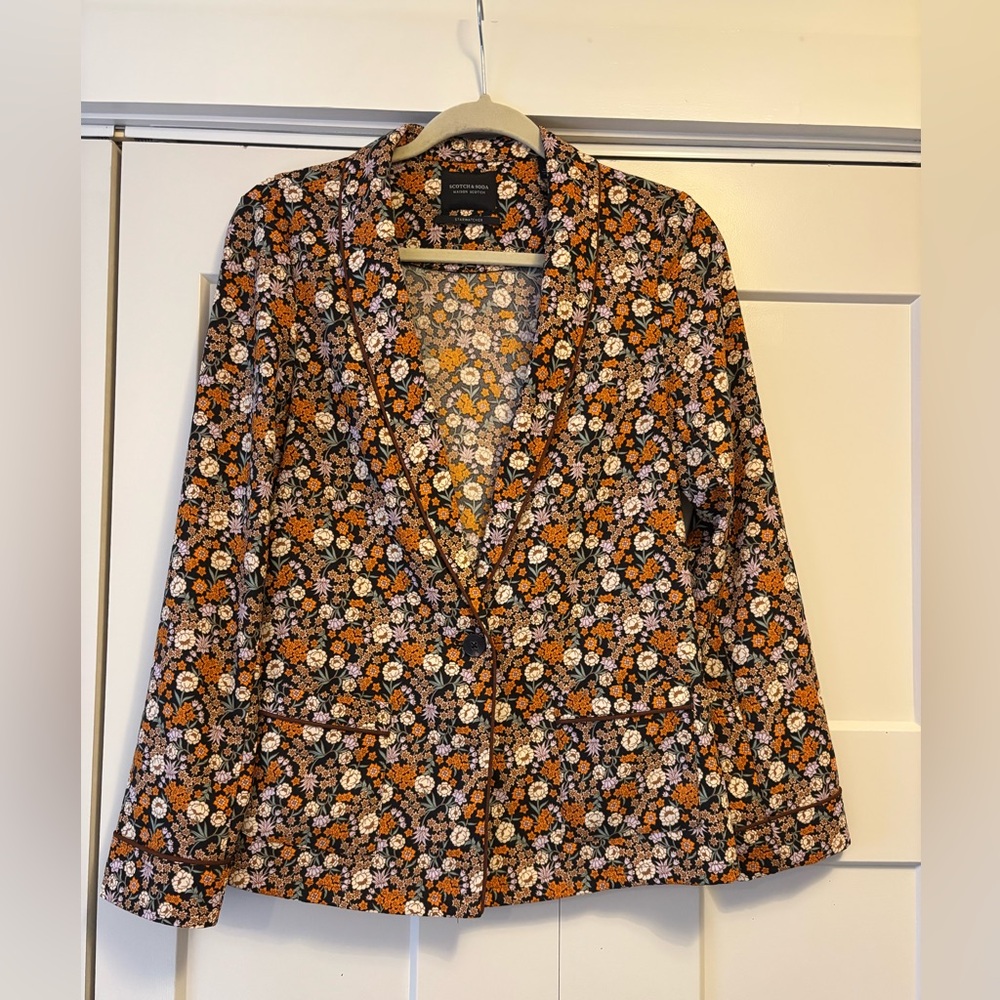 Scotch & Soda Printed Pyjama Blazer - Picture 3 of 7